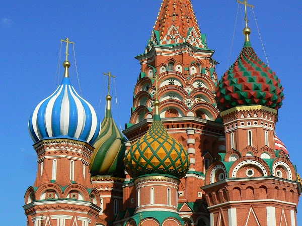Obiective turistice Rusia: Sf Vasile, Moscova