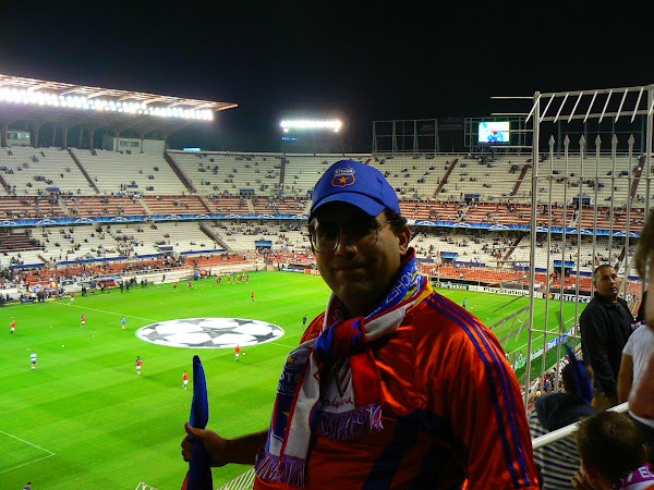 Obiective turistice Spania: pe stadionul Ramon Sanchez Pizjuan, Sevilla