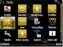 Screenshot of MJ theme by Dusty Janeway for E71