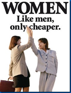 women cheaper