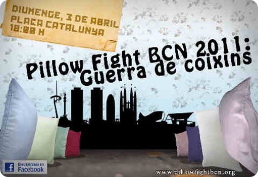 pillow fight barcelona