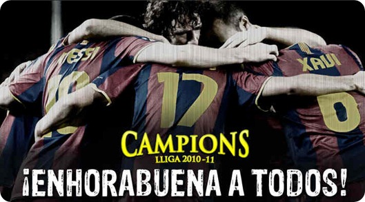 barça campions 2011 liga