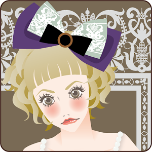 おしゃれでかわいい女の子ライブ壁紙１（アナログ時計）.apk 1.0