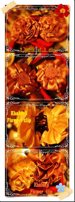 khaleeji flower clip