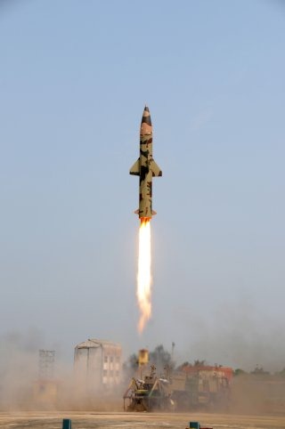 Nulear-capable Prithvi Short Range Ballistic Missile Wallpaper