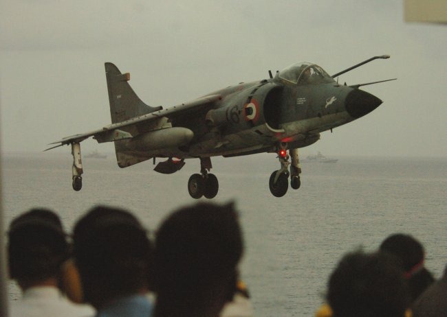 Indian Navy Sea Harrier Combat aircraft wallpaper