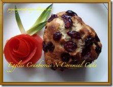 priya cranberry and cornmeal cake