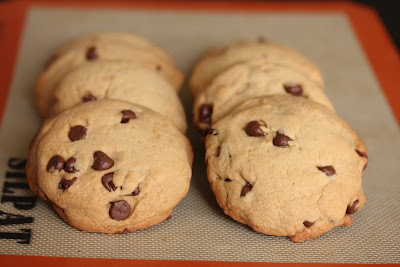 photo of cookies on a silicon baking mat