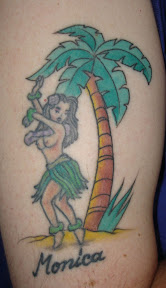 Hula Girl and Palm Tree Tattoo.jpg