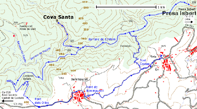 [mapa ruta presa Isbert y Cova Santa 2.gif]