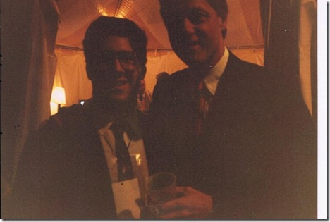 with Bill Clinton at 1992 Democratic National Convention