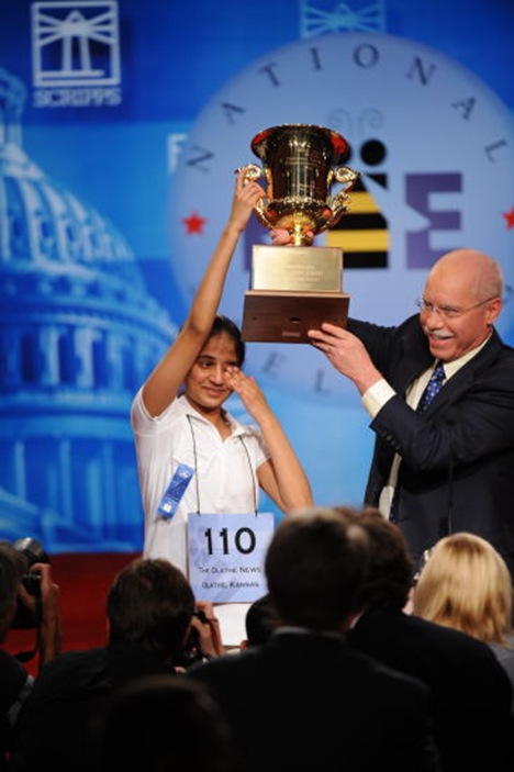 Spelling Bee 2009 Winner Kavya Shivashankar Photo