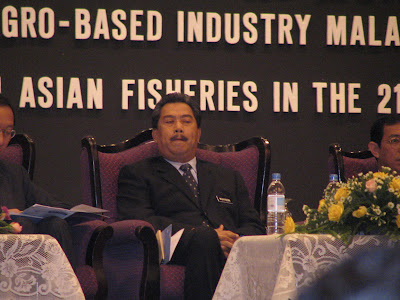 Malaysia Vice Prime Minister Muhyiddin Yassin then as Agriculture Minister in 2004