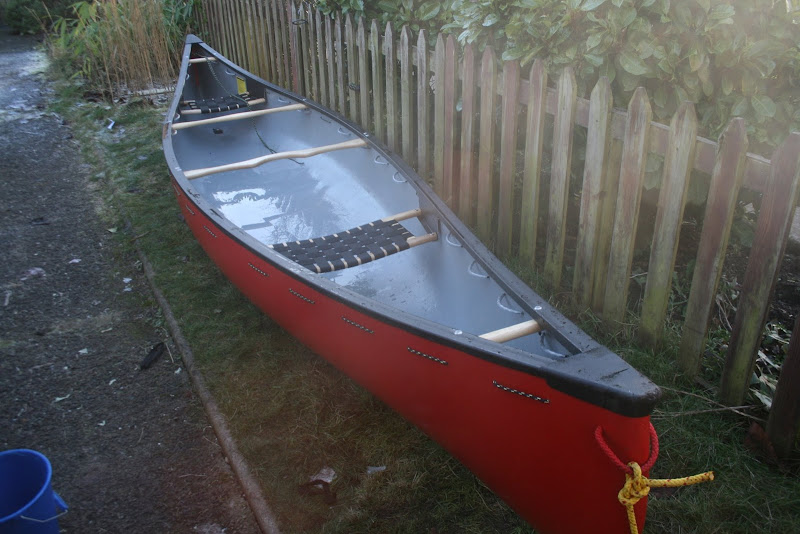Outfitting a canoe