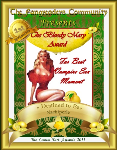 The Bloody Mary Award 1st Place