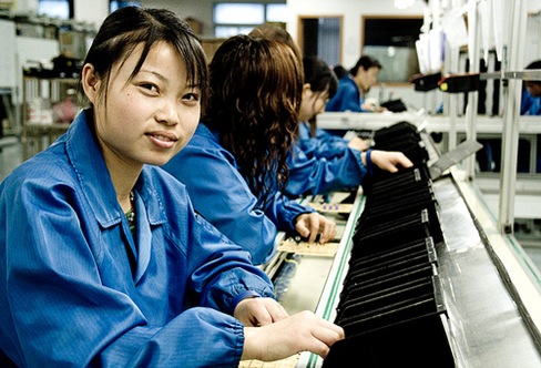 chinese girls worker