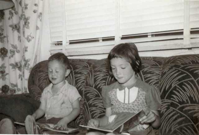 [1954 Stephen and Nikki are reading, El Paso, Texas[4].jpg]