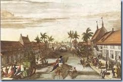Old Djakarta (Batavia) around Tjiliwung River