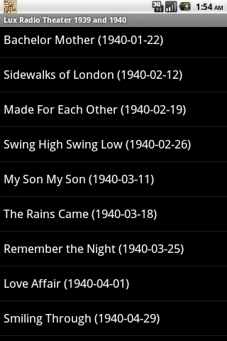 【免費音樂App】Lux Radio Theater V.3 1939-40-APP點子