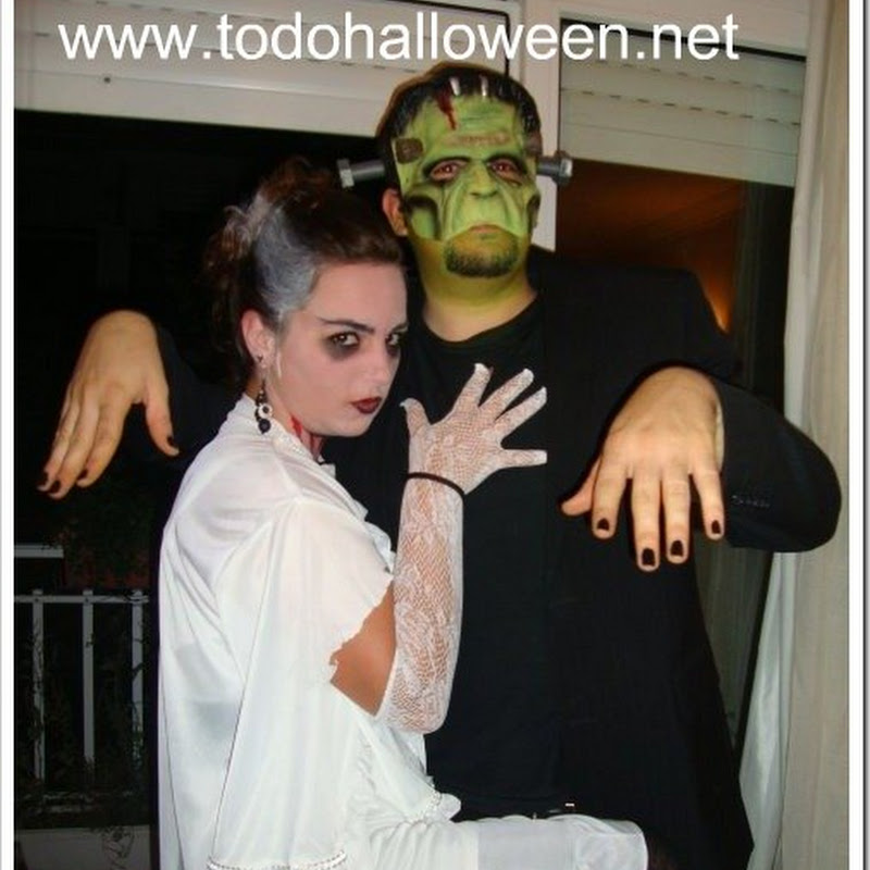 Fotos de los lectores: disfraz casero Frankenstein y pareja
