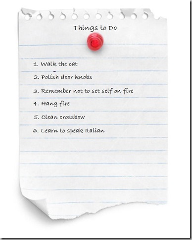 To do list revised