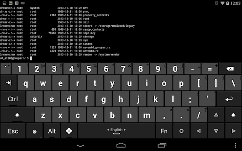 Hacker's Keyboard - screenshot thumbnail