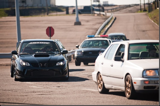 Impreza STI police