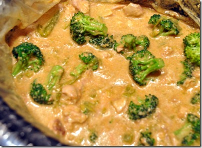 Slow Cooker Thai Chicken: Broccoli in the Slow Cooker