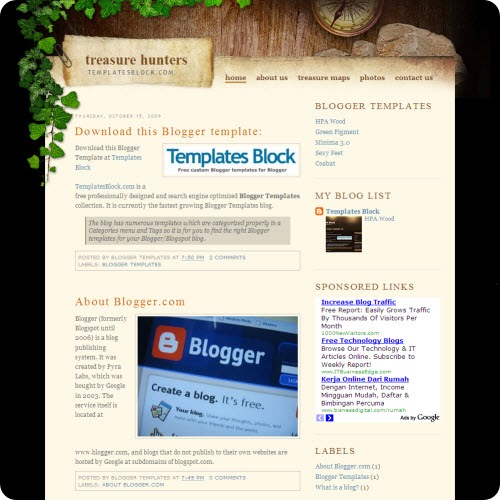 treasure-hunters-blogger-template
