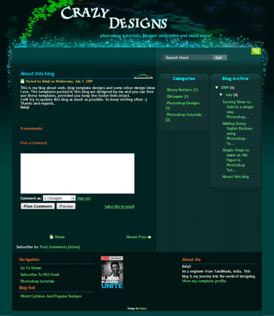 Crazy Designs visit my site and have a look at itcomments are most