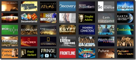 ScienceHD categories