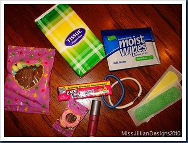 Bachelorette Survival Kit Gift Bag Ingredients
