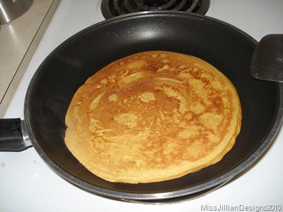 pancake on the stovetop