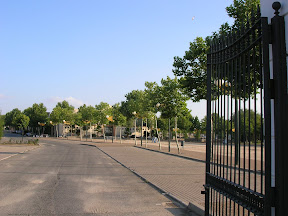 Acceso al Recinto Ferial de los vehículos. Foto: Pozoblanco News, las noticias y la actualidad de Pozoblanco (Córdoba)* www.pozoblanconews.blogspot.com