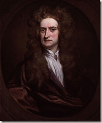 Sir Isaac Newton by Sir Godfrey Kneller