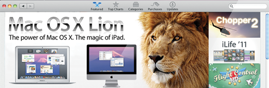蘋果將可能透過 Mac App Store 來發售 Mac OS X Lion