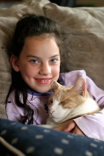 Kristi and her cat