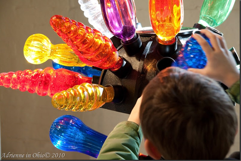 interactive chihuly play area