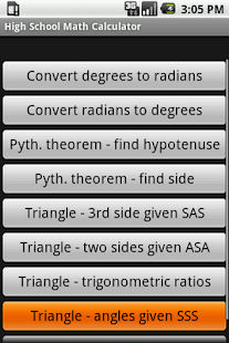 High School Math Calculator Screenshots 1