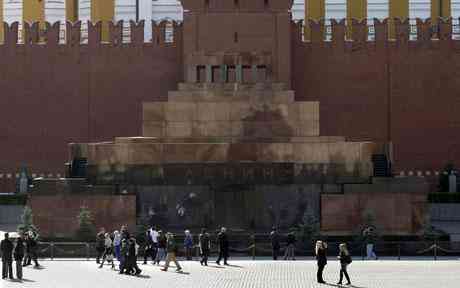 The monolith of Soviet owner Vladimir Lenin on Red Square.