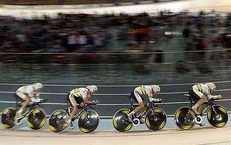 Track Cycling World Championships 2010 Australia in bullion running