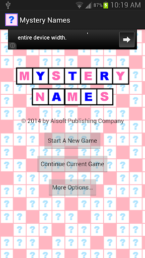 Mystery Names