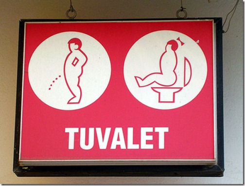 Funny toilet signs around the world (3)