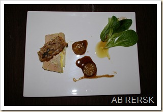 Foie gras et navets confits