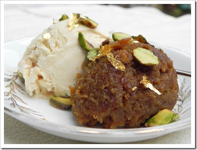 Carrot Halwa seved with Ice Cream