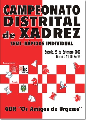 Cartaz Distrital Semi-Rápidas 2008/2009