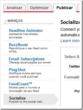 Publicar » Socialize