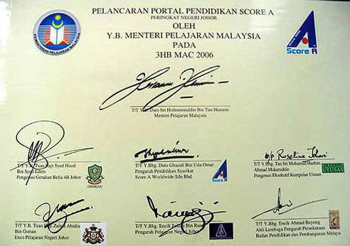 Pelancaran Score A Programme