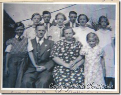 Pias farmor og farfar med deres børn