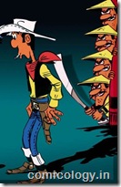 Lucky Luke with Dalton Brothers